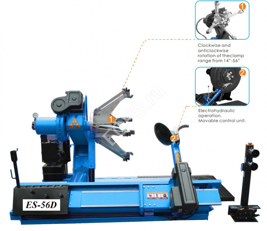 Грузовой шиномонтажный станок 14-56”, ES-56D